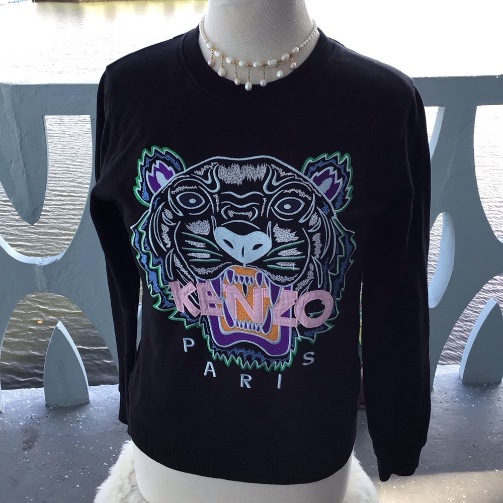 Kenzo Paris Classic Tiger Sweatshirt Pullover Size M
